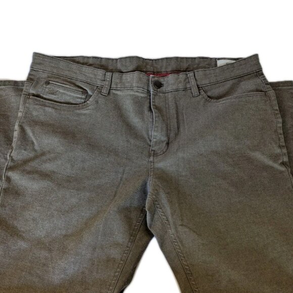 English Laundry Pants Mens 38x32 Brown Straight Leg Stretch Jean Pants #1365289 - Picture 1 of 5